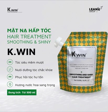 Mặt nạ hấp tóc siêu phục hồi hư tổn, mềm mượt tóc K.win 