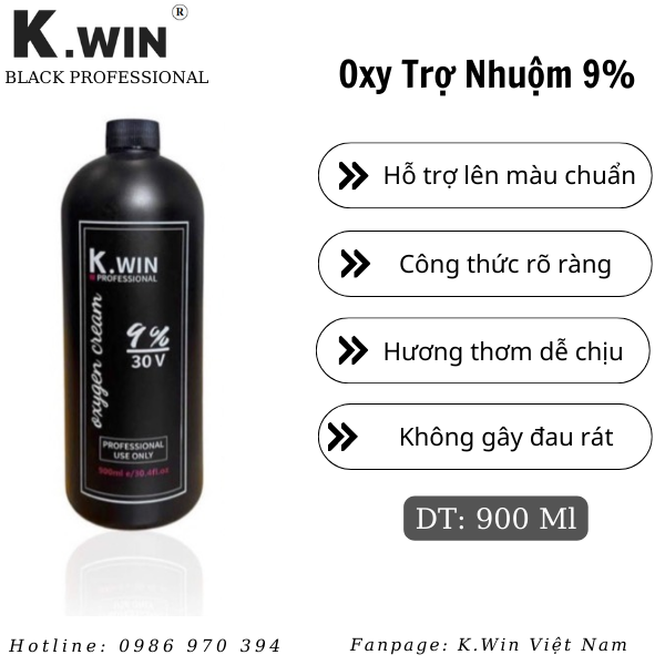 Oxy Trợ Nhuộm 9%