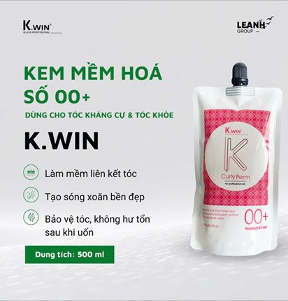 Kem mềm hoá uốn duỗi K.win mã 00+ 